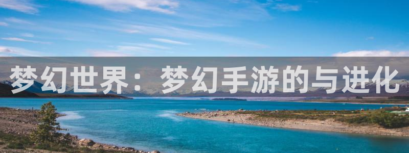 恩佐娱乐手机版最新功能介绍视频：梦幻世界：梦幻手游的与进化