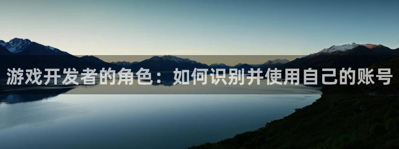 恩佐娱乐平台正规吗可靠吗：游戏开发者的角色：如何识别并使用自